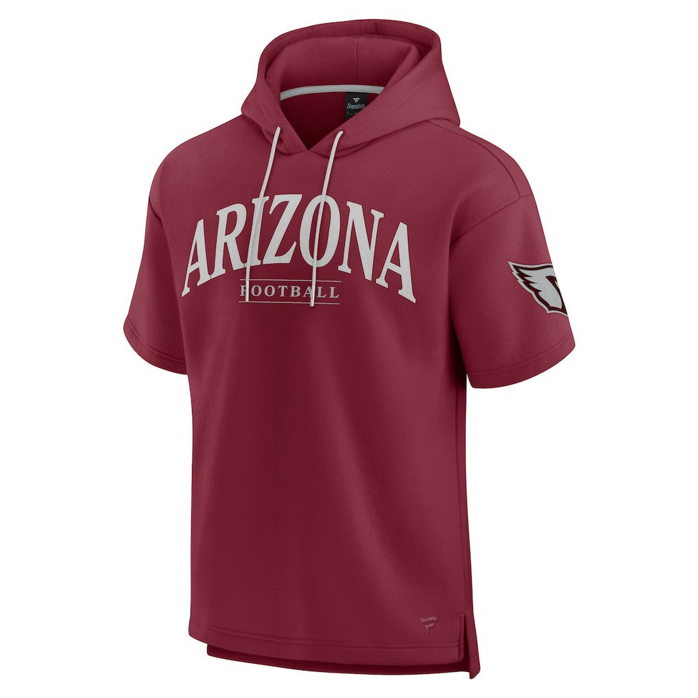 Arizona Cardinals Unisex Elements Ready Short Sleeve Pullover Hoodie - Cardinal - Fanatics