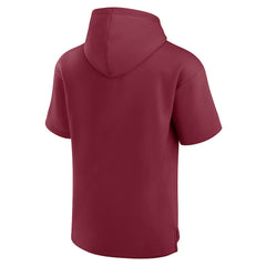 Arizona Cardinals Unisex Elements Ready Short Sleeve Pullover Hoodie - Cardinal - Fanatics