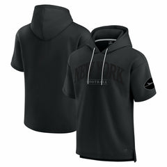 New York Jets Unisex Elements Ready Short Sleeve Pullover Hoodie - Black - Fanatics