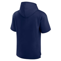 Seattle Seahawks Unisex Elements Ready Short Sleeve Pullover Hoodie - College Navy - Fanatics