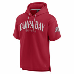 Tampa Bay Buccaneers Unisex Elements Ready Short Sleeve Pullover Hoodie - Cardinal - Fanatics