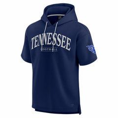 Tennessee Titans Unisex Elements Ready Short Sleeve Pullover Hoodie - Navy - Fanatics