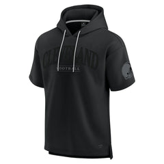 Cleveland Browns Unisex Elements Ready Short Sleeve Pullover Hoodie - Black - Fanatics