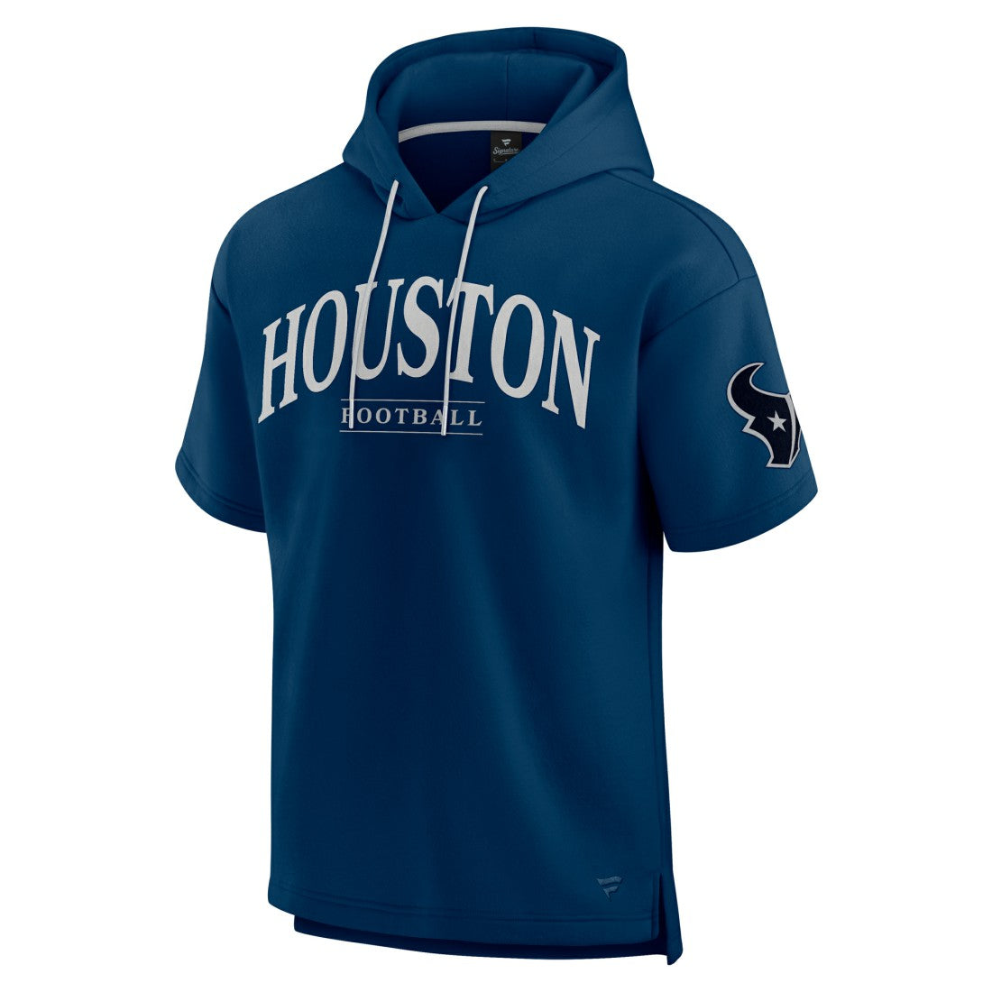 Houston Texans Unisex Elements Ready Short Sleeve Pullover Hoodie - Navy - Fanatics
