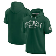Green Bay Packers Unisex Elements Ready Short Sleeve Pullover Hoodie - Green - Fanatics