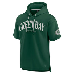 Green Bay Packers Unisex Elements Ready Short Sleeve Pullover Hoodie - Green - Fanatics
