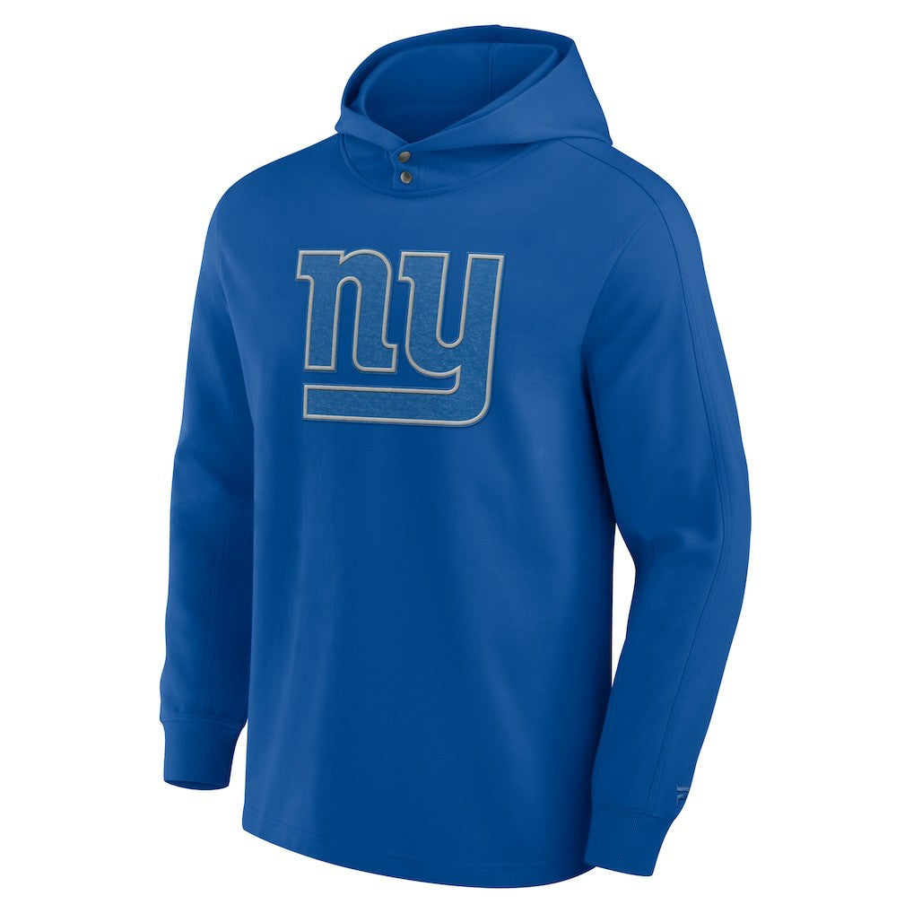 New York Giants Elements Blaze Tri-Blend Long Sleeve Hoodie T-Shirt - Royal - Fanatics