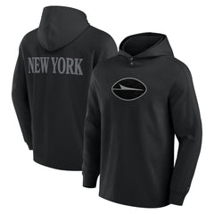 New York Jets Elements Blaze Tri-Blend Long Sleeve Hoodie T-Shirt - Black - Fanatics
