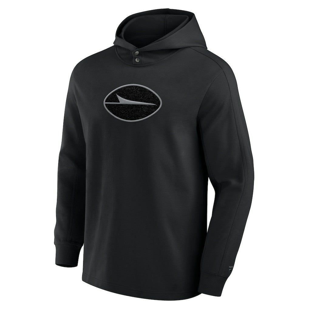 New York Jets Elements Blaze Tri-Blend Long Sleeve Hoodie T-Shirt - Black - Fanatics