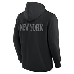 New York Jets Elements Blaze Tri-Blend Long Sleeve Hoodie T-Shirt - Black - Fanatics