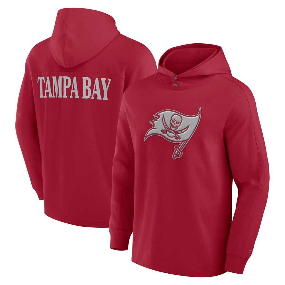 Tampa Bay Buccaneers Elements Blaze Tri-Blend Long Sleeve Hoodie T-Shirt - Red - Fanatics