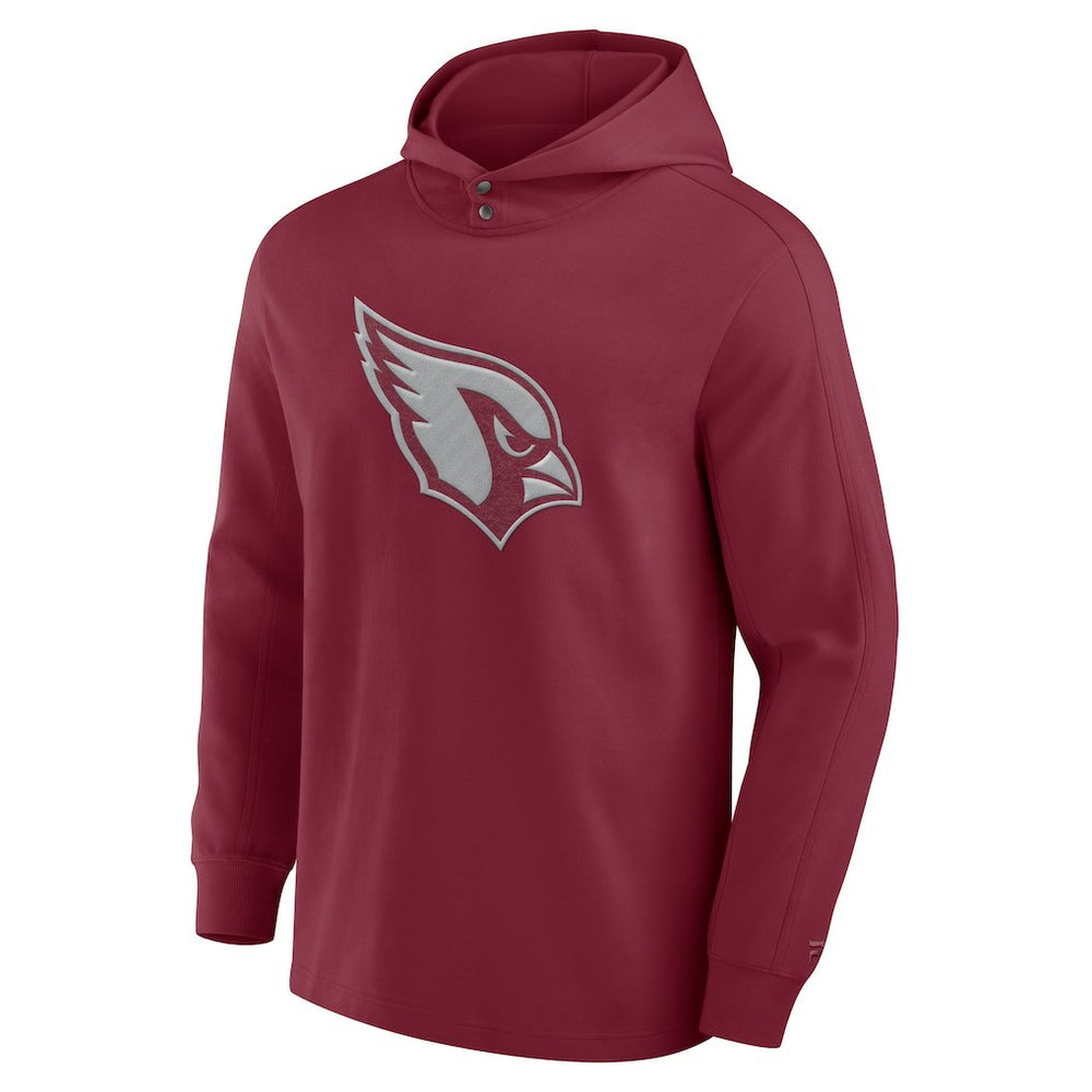 Arizona Cardinals Elements Blaze Tri-Blend Long Sleeve Hoodie T-Shirt - Cardinal - Fanatics