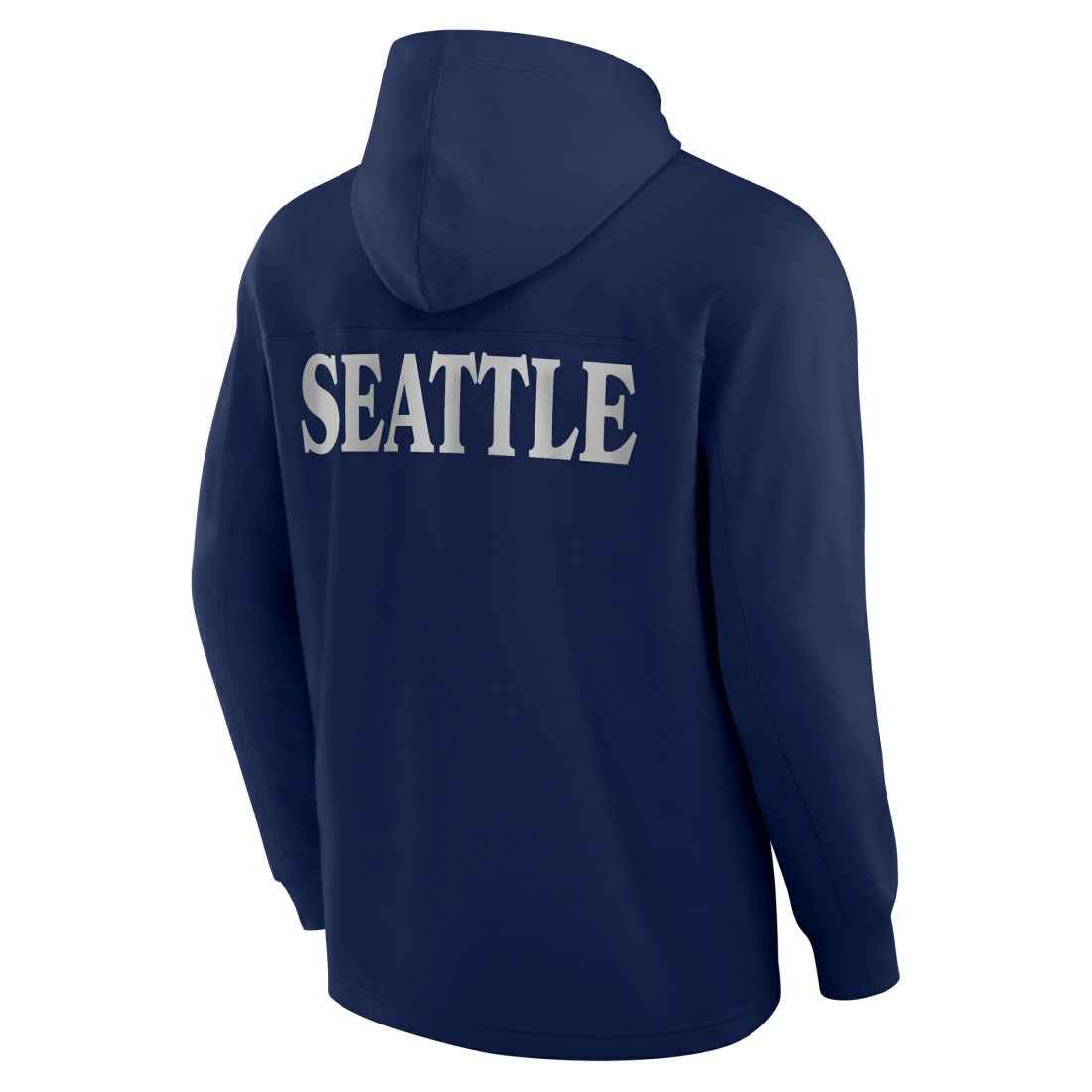 Seattle Seahawks Elements Blaze Tri-Blend Long Sleeve Hoodie T-Shirt - College Navy - Fanatics