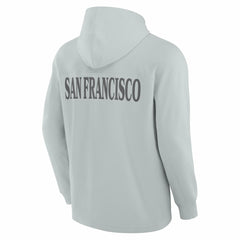San Francisco 49ers Elements Blaze Tri-Blend Long Sleeve Hoodie T-Shirt - Gray - Fanatics