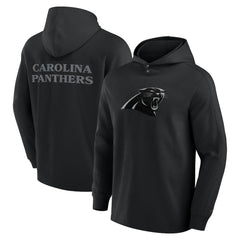 Carolina Panthers Elements Blaze Tri-Blend Long Sleeve Hoodie T-Shirt - Black - Fanatics