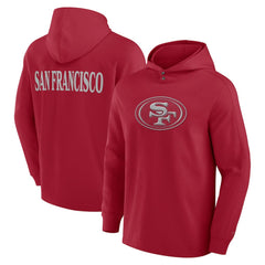 San Francisco 49ers Elements Blaze Tri-Blend Long Sleeve Hoodie T-Shirt - Scarlet - Fanatics