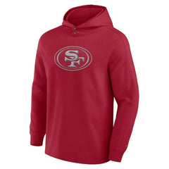 San Francisco 49ers Elements Blaze Tri-Blend Long Sleeve Hoodie T-Shirt - Scarlet - Fanatics
