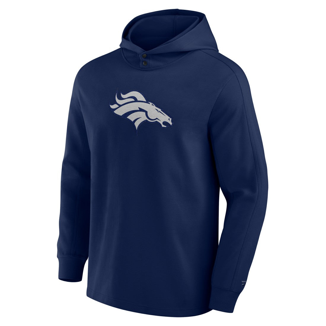 Denver Broncos Elements Blaze Tri-Blend Long Sleeve Hoodie T-Shirt - Navy - Fanatics