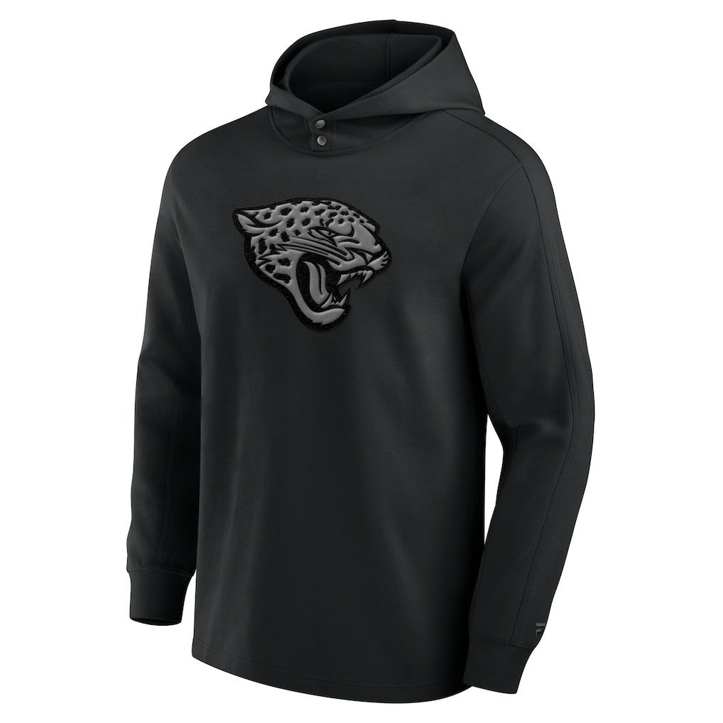 Jacksonville Jaguars Elements Blaze Tri-Blend Long Sleeve Hoodie T-Shirt - Black - Fanatics