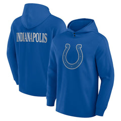 Indianapolis Colts Elements Blaze Tri-Blend Long Sleeve Hoodie T-Shirt - Royal - Fanatics