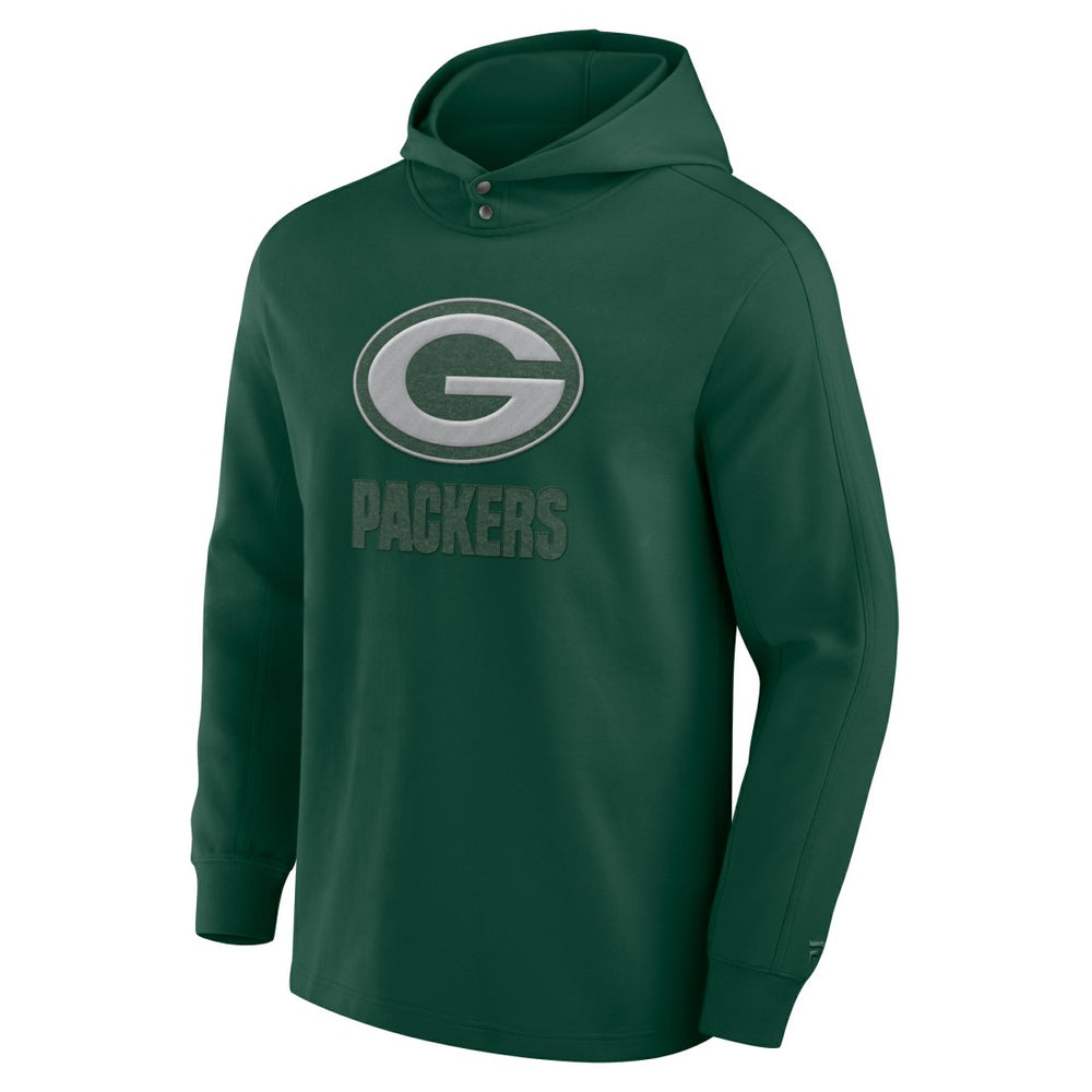 Green Bay Packers Elements Blaze Tri-Blend Long Sleeve Hoodie T-Shirt - Green - Fanatics