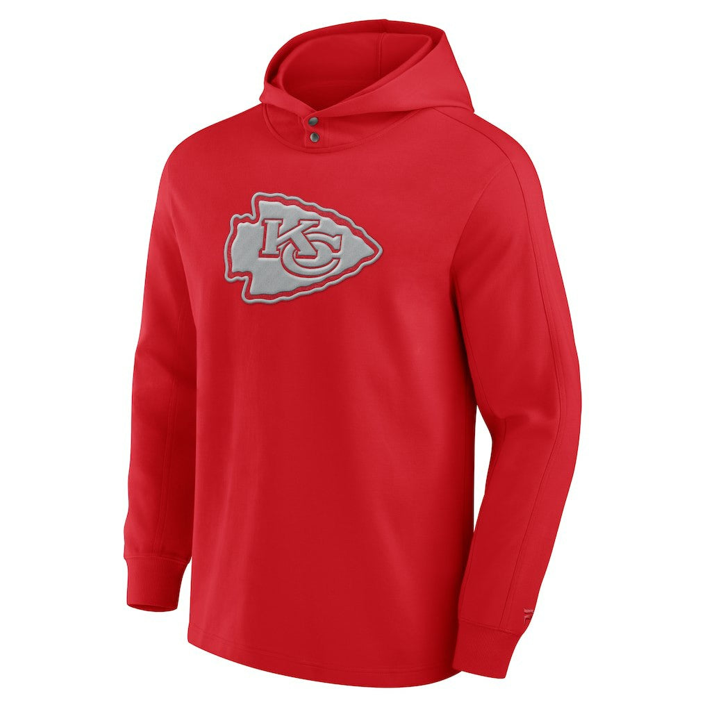 Kansas City Chiefs Elements Blaze Tri-Blend Long Sleeve Hoodie T-Shirt - Red - Fanatics