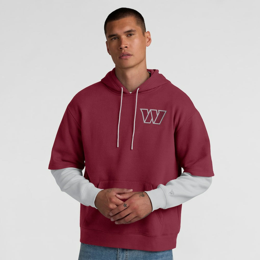 Washington Commanders Unisex Sleek Elements Pullover Hoodie - Burgundy - Fanatics