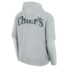Kansas City Chiefs Unisex Elements Sleek Pullover Hoodie - Gray - Fanatics