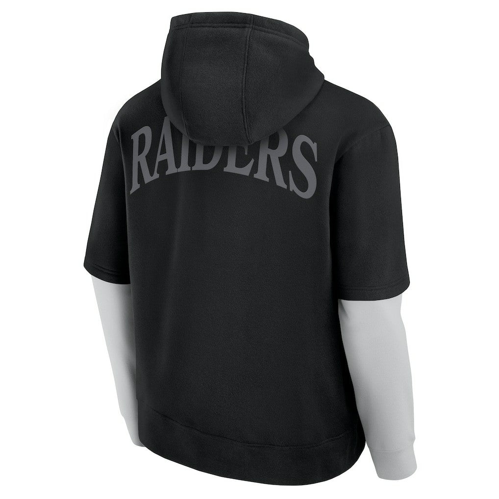 Las Vegas Raiders Unisex Sleek Elements Pullover Hoodie - Black - Fanatics