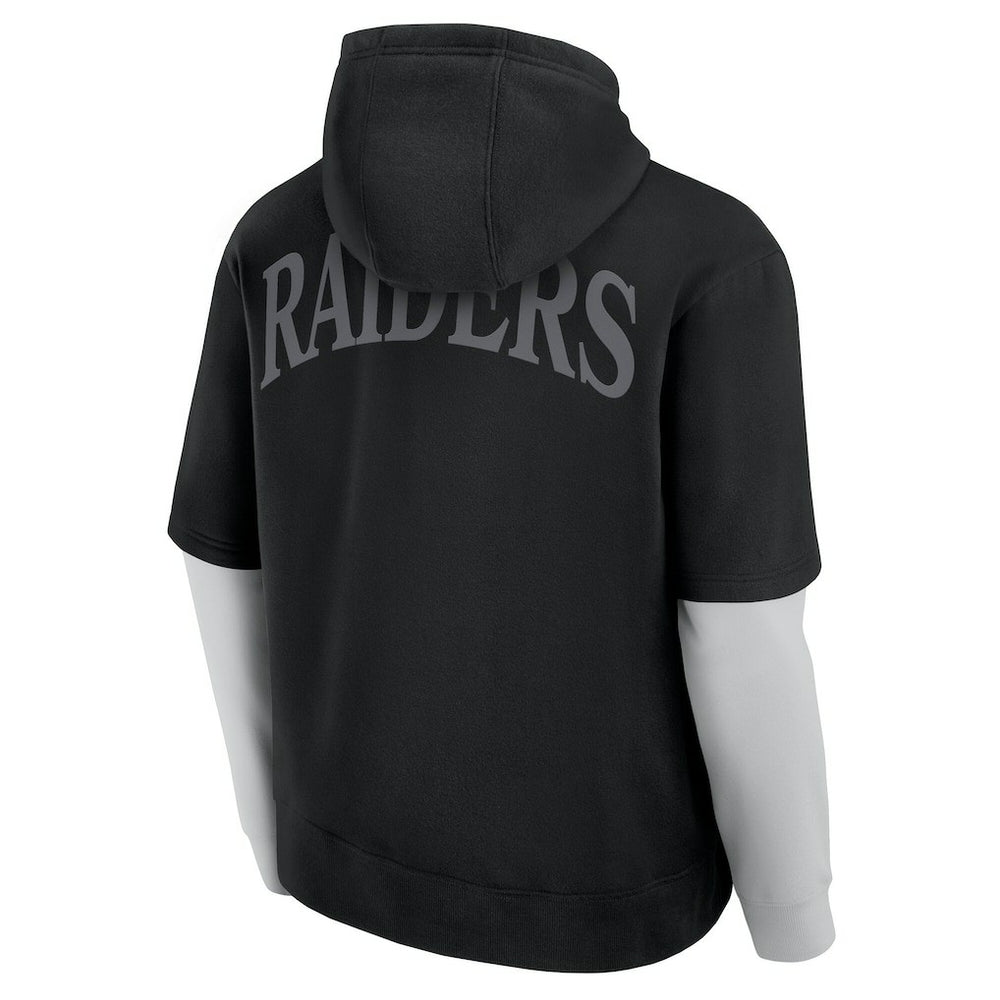 Las Vegas Raiders Unisex Sleek Elements Pullover Hoodie - Black - Fanatics