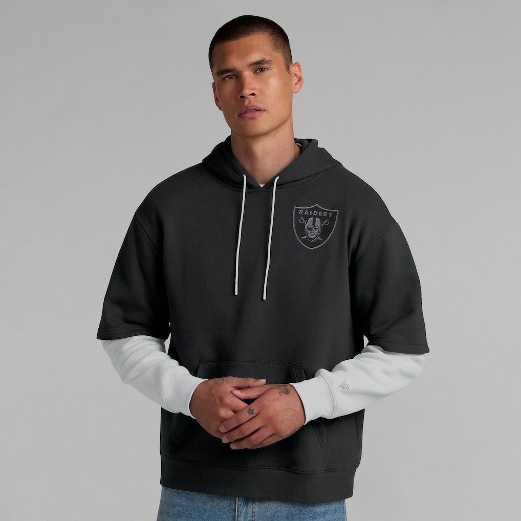 Las Vegas Raiders Unisex Sleek Elements Pullover Hoodie - Black - Fanatics