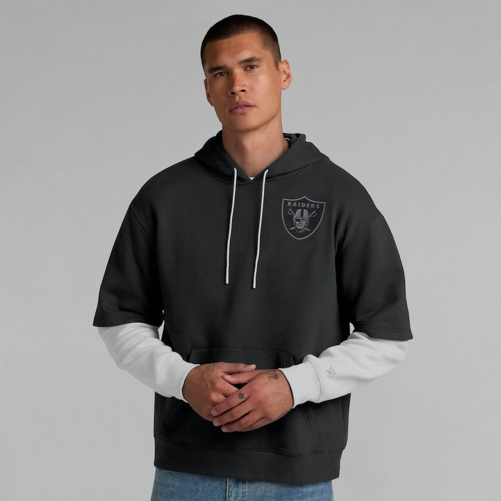 Las Vegas Raiders Unisex Sleek Elements Pullover Hoodie - Black - Fanatics