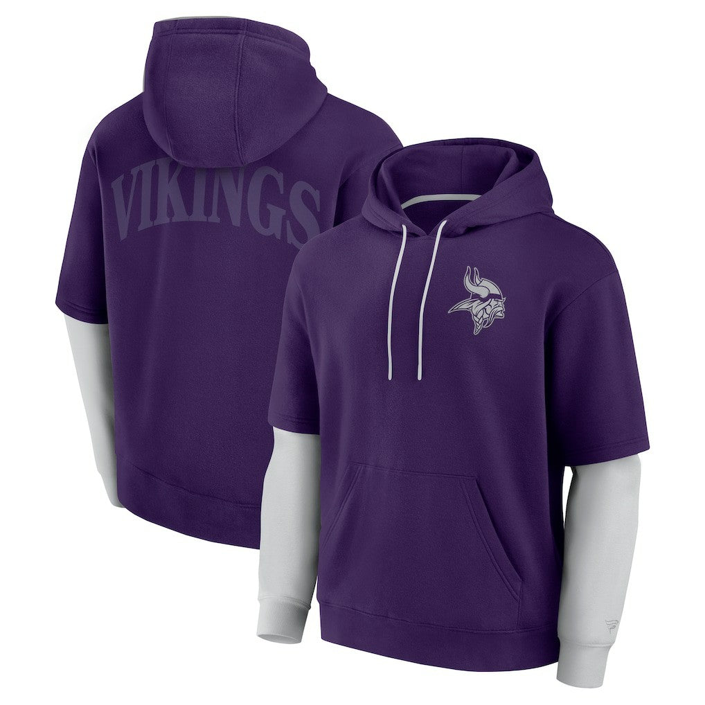 Minnesota Vikings Unisex Sleek Elements Pullover Hoodie - Purple - Fanatics