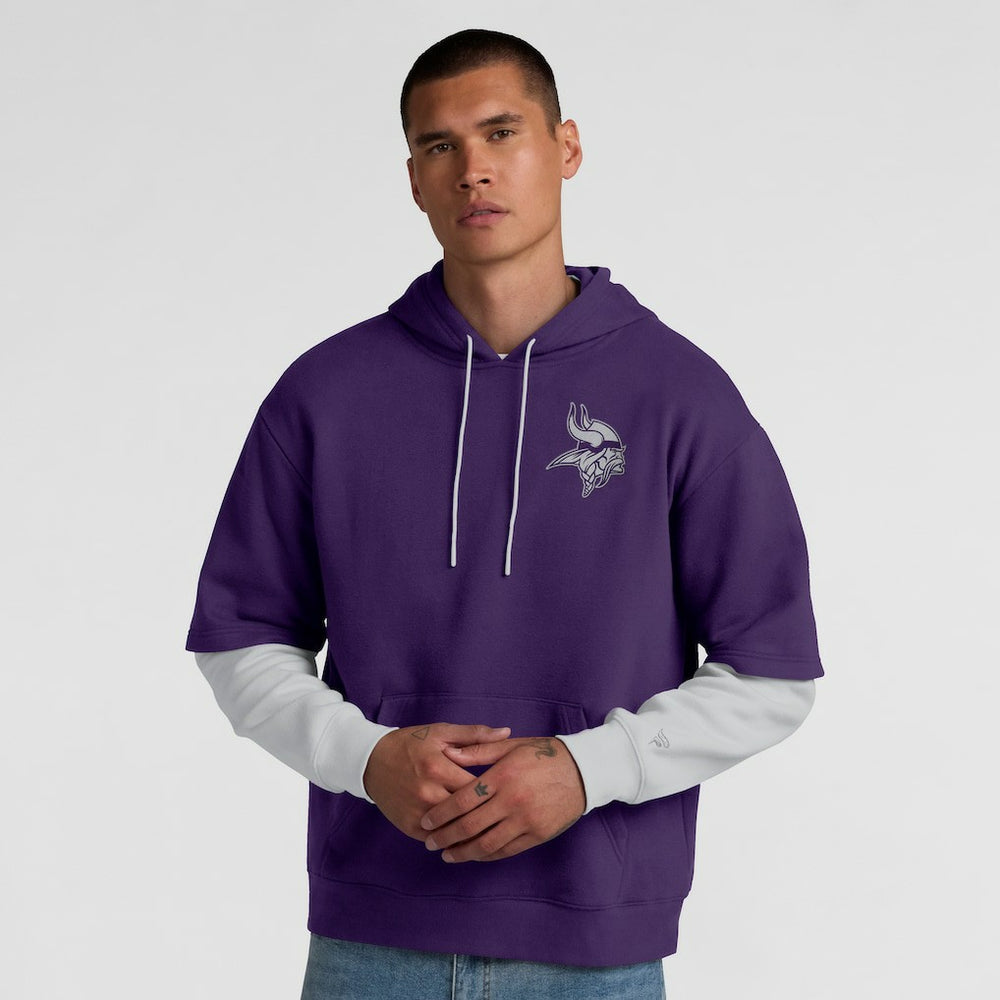 Minnesota Vikings Unisex Sleek Elements Pullover Hoodie - Purple - Fanatics