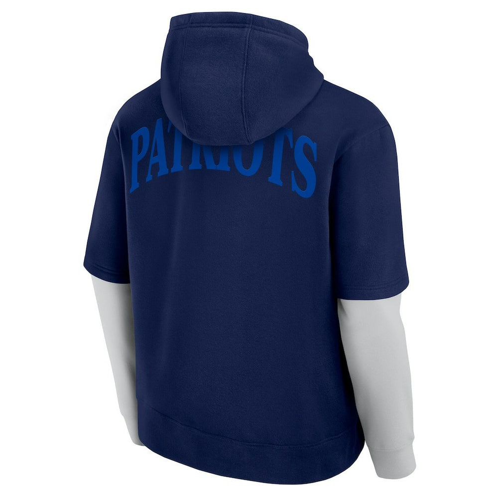 New England Patriots Unisex Sleek Elements Pullover Hoodie - Navy - Fanatics
