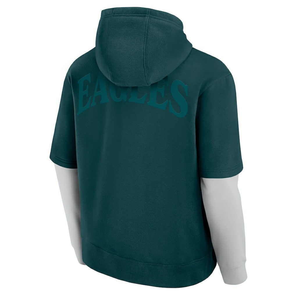 Philadelphia Eagles Unisex Sleek Elements Pullover Hoodie - Green - Fanatics