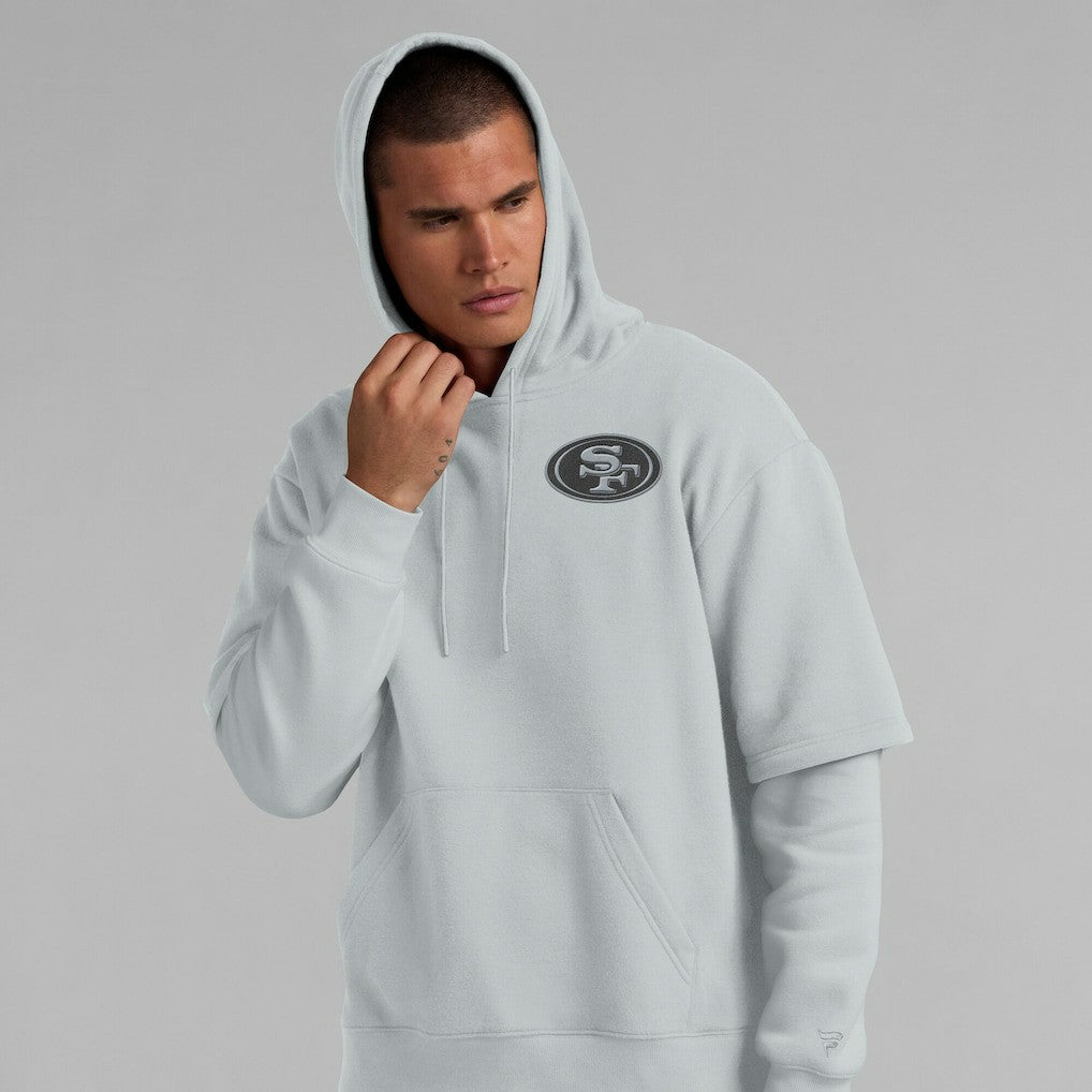 San Francisco 49ers Unisex Sleek Elements Pullover Hoodie - Gray - Fanatics