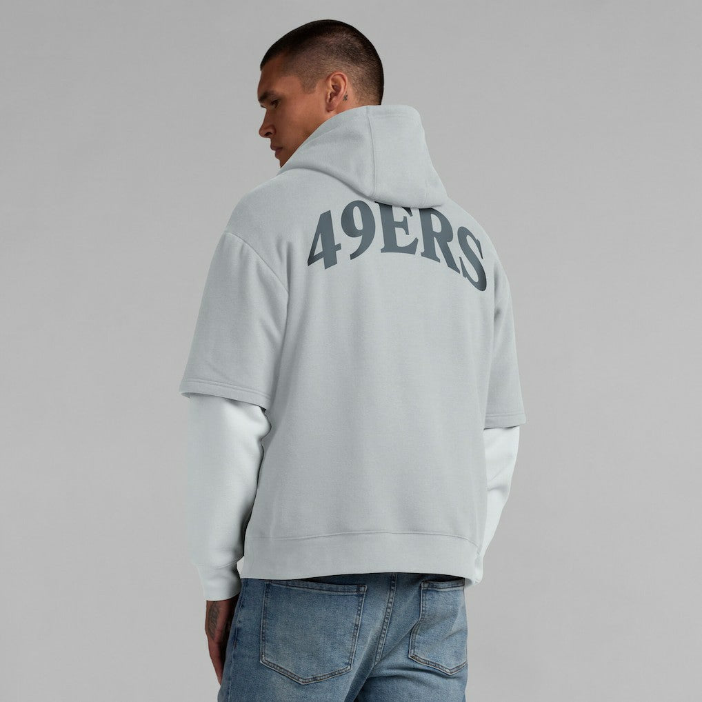 San Francisco 49ers Unisex Sleek Elements Pullover Hoodie - Gray - Fanatics