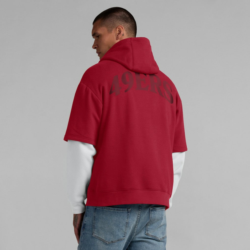 San Francisco 49ers Unisex Sleek Elements Pullover Hoodie - Scarlet - Fanatics
