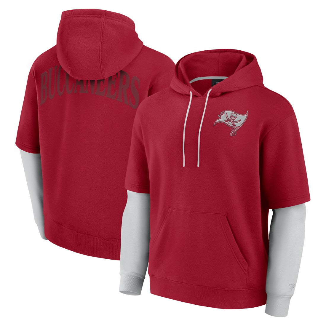 Tampa Bay Buccaneers Unisex Sleek Elements Pullover Hoodie - Red - Fanatics