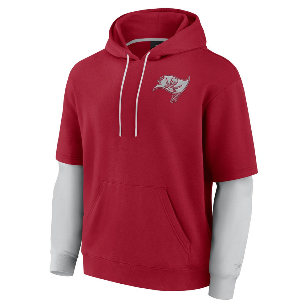 Tampa Bay Buccaneers Unisex Sleek Elements Pullover Hoodie - Red - Fanatics