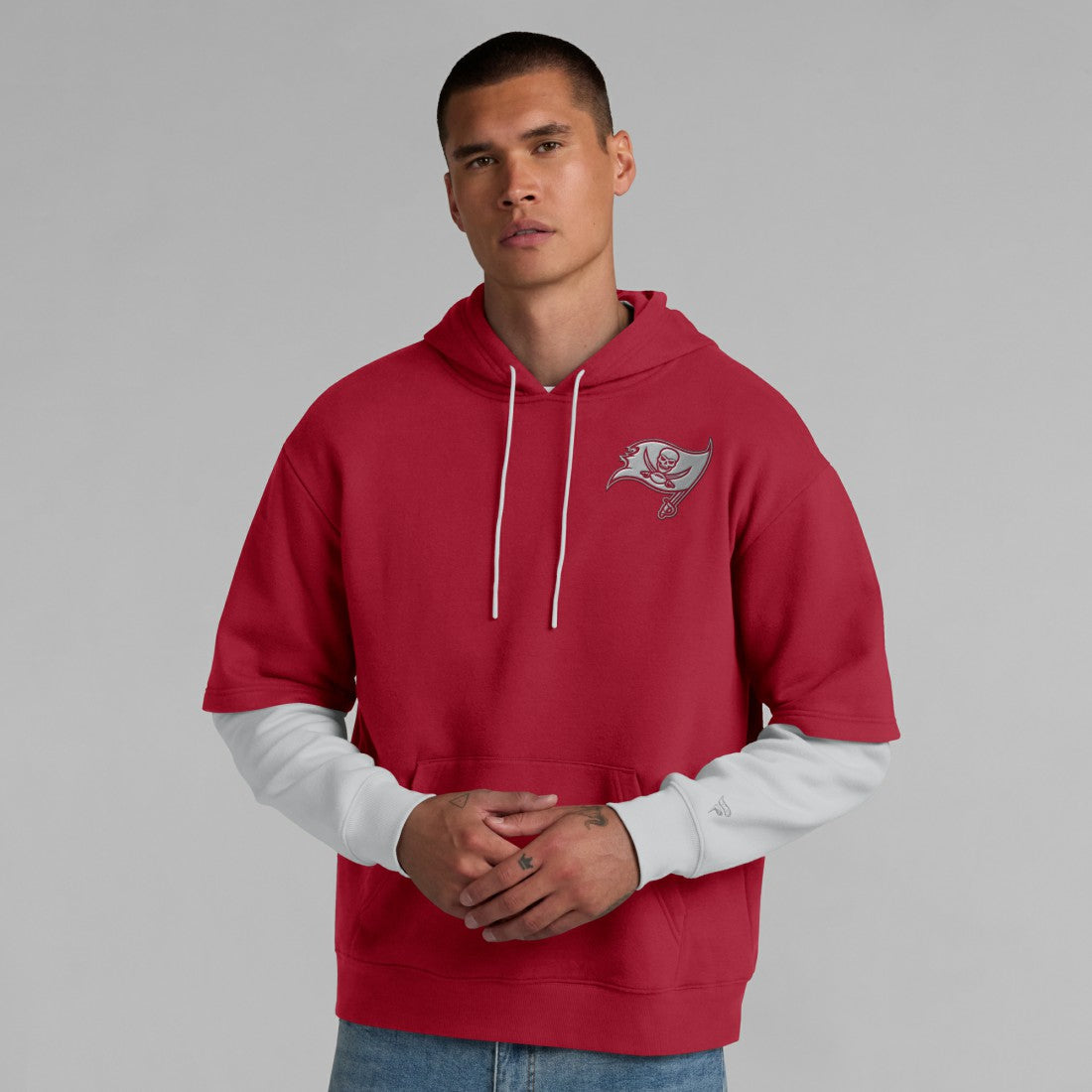Tampa Bay Buccaneers Unisex Sleek Elements Pullover Hoodie - Red - Fanatics