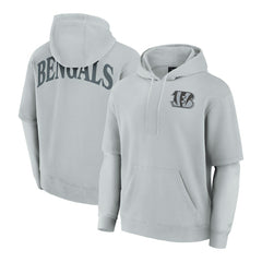 Cincinnati Bengals Unisex Sleek Elements Pullover Hoodie - Gray - Fanatics