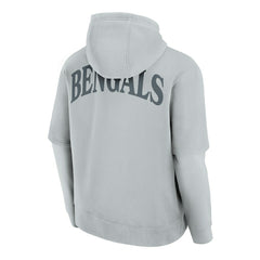 Cincinnati Bengals Unisex Sleek Elements Pullover Hoodie - Gray - Fanatics
