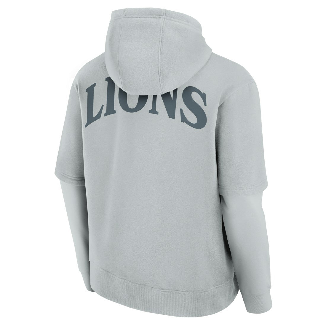 Detroit Lions Unisex Sleek Elements Pullover Hoodie - Gray - Fanatics