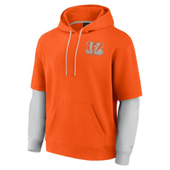 Cincinnati Bengals Unisex Sleek Elements Pullover Hoodie - Orange - Fanatics
