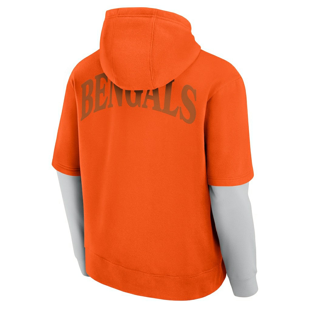 Cincinnati Bengals Unisex Sleek Elements Pullover Hoodie - Orange - Fanatics