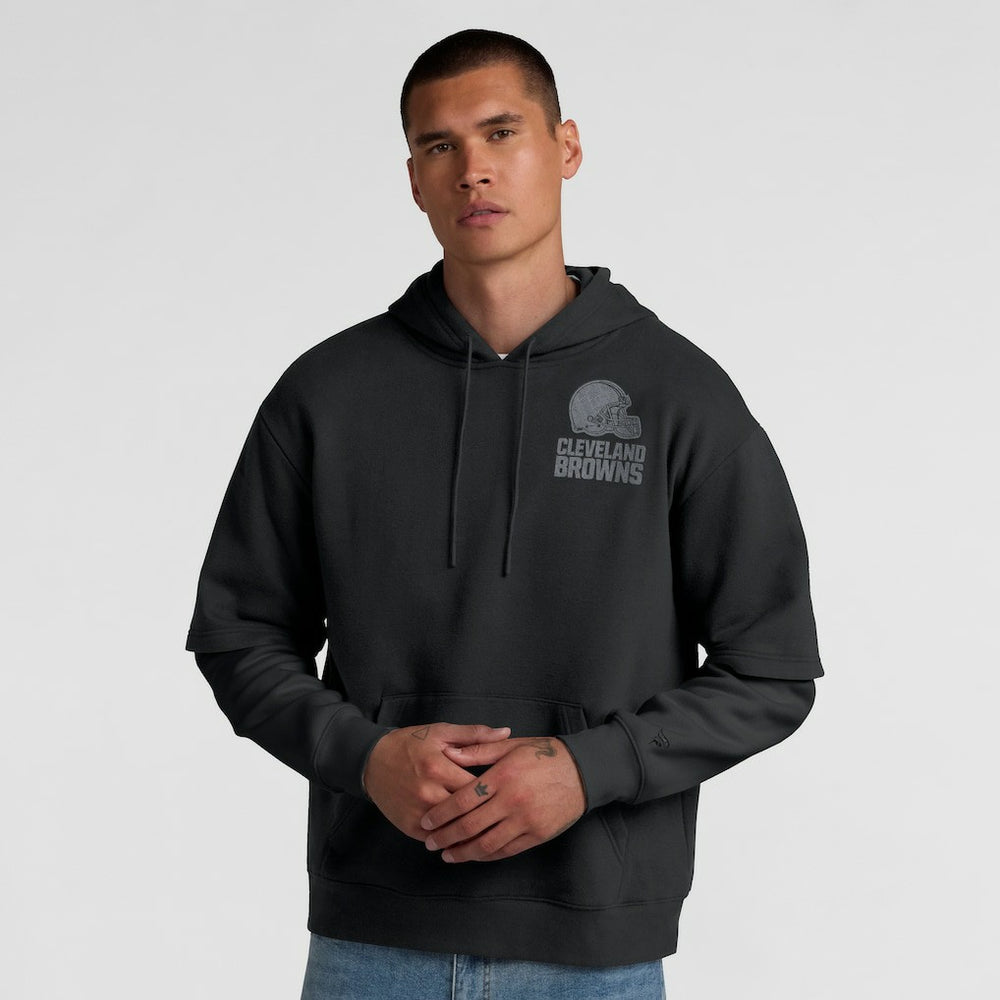 Cleveland Browns Unisex Sleek Elements Pullover Hoodie - Black - Fanatics