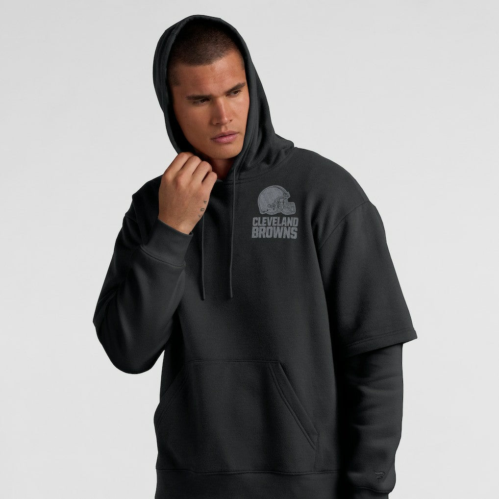 Cleveland Browns Unisex Sleek Elements Pullover Hoodie - Black - Fanatics