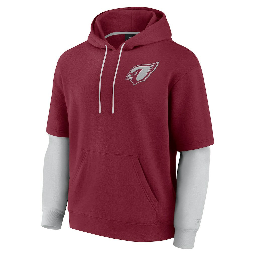 Arizona Cardinals Unisex Sleek Elements Pullover Hoodie - Cardinal - Fanatics
